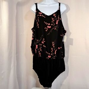 NWT Amoureuse Bodysuit Sz 22/24